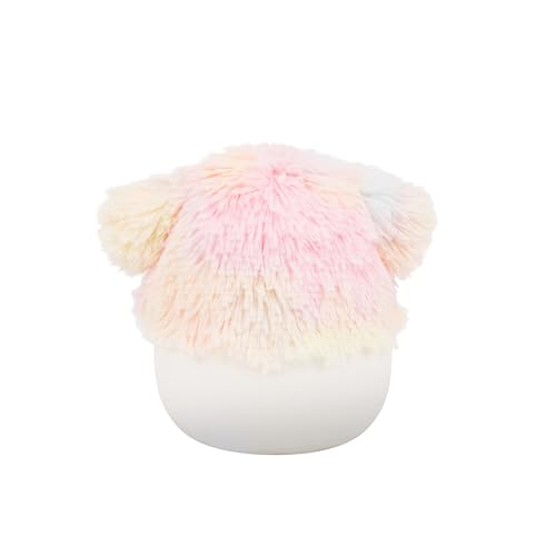 Squishmallows 5in Zaylee White Bigfoot with Rainbow Mane – Official Jazwares Plush