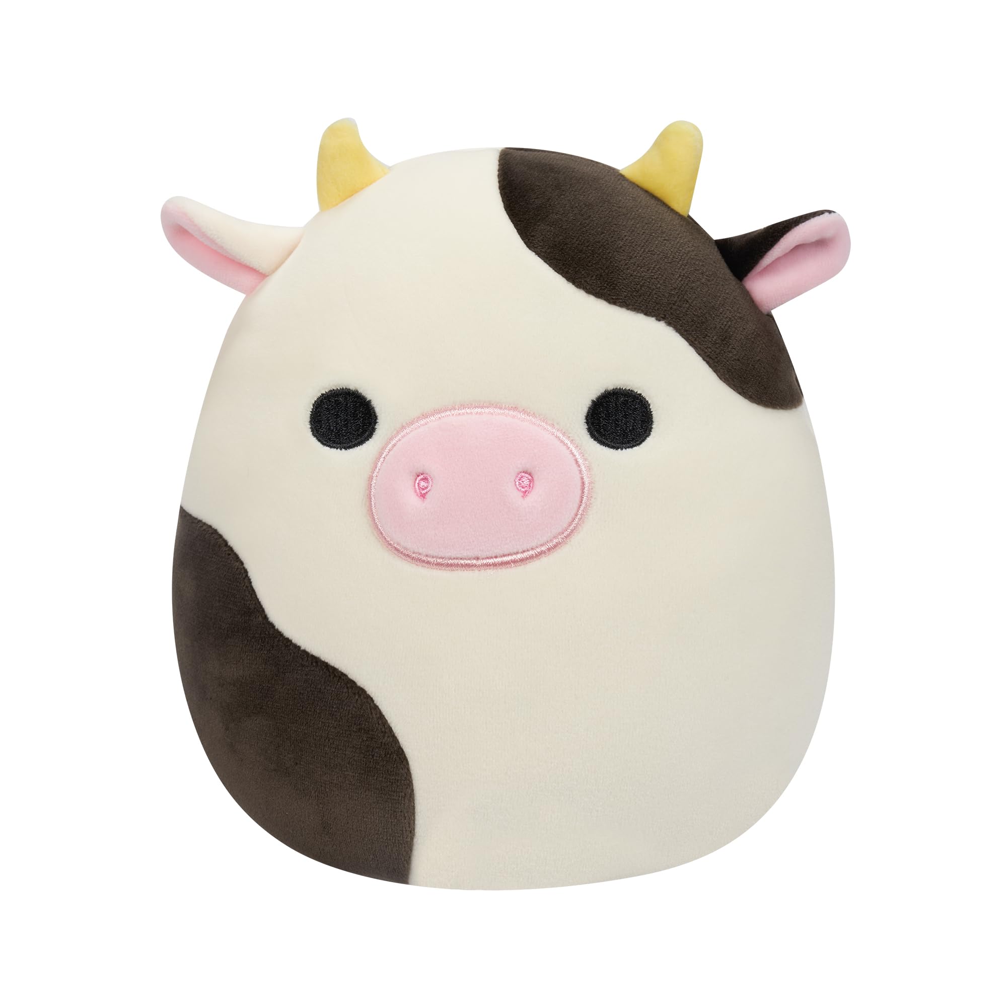 Squishmallows 7.5-Inch Connor the Black and White Cow – Ultrasoft Collectible Plush