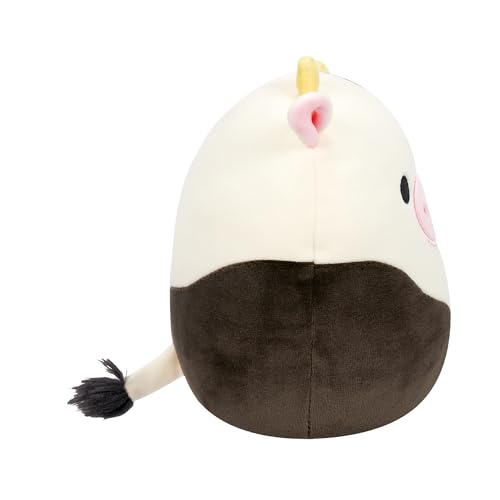 Squishmallows 7.5-Inch Connor the Black and White Cow – Ultrasoft Collectible Plush
