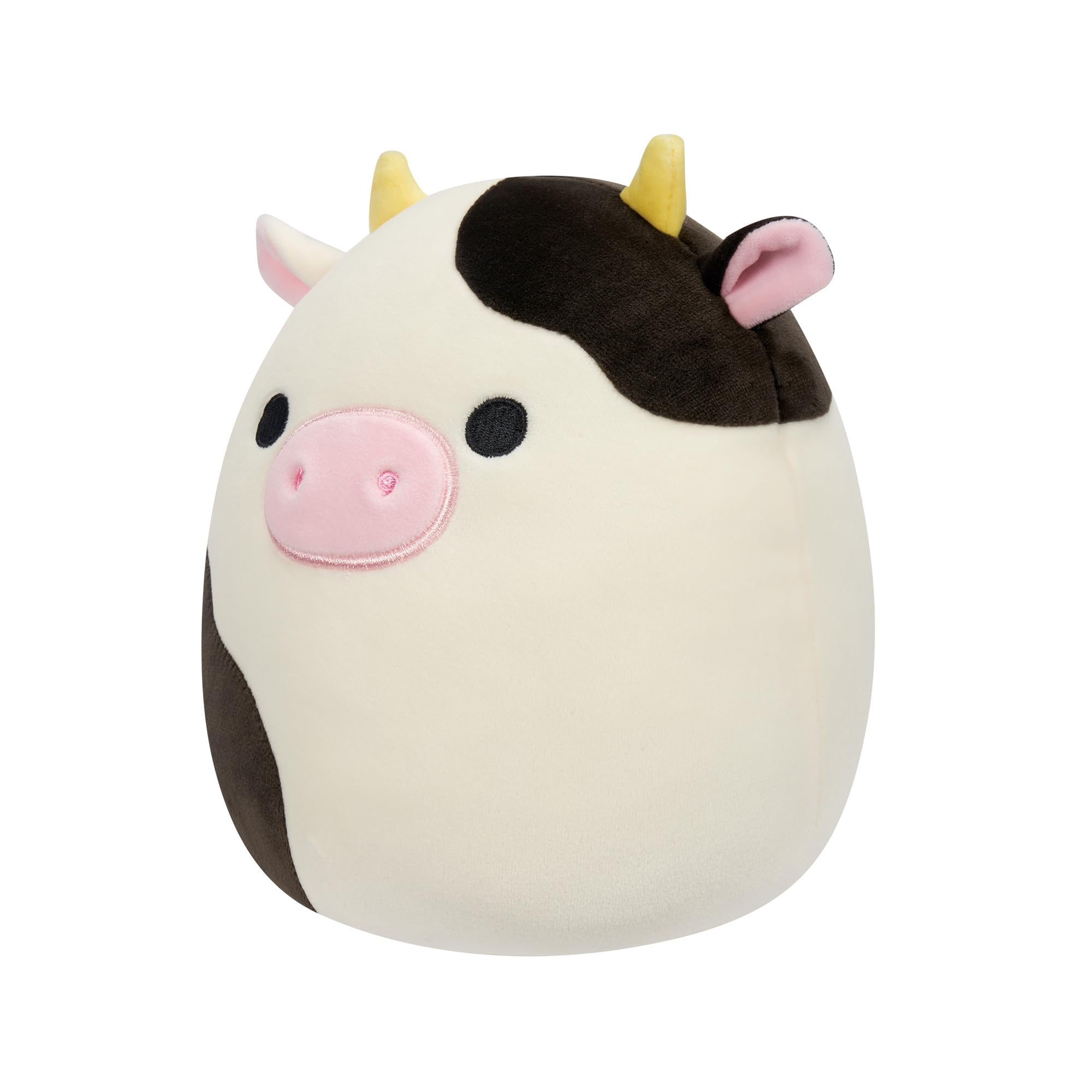 Squishmallows 7.5-Inch Connor the Black and White Cow – Ultrasoft Collectible Plush