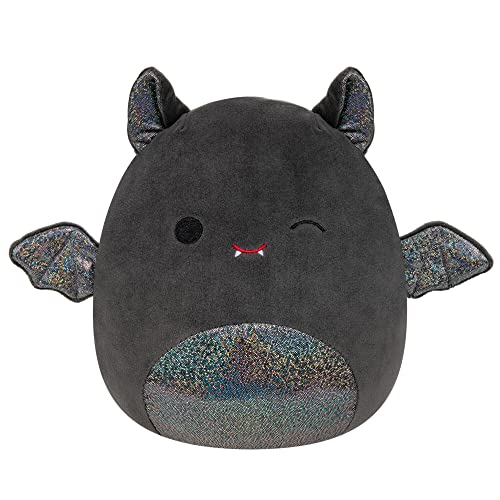 Squishmallows 8-Inch Emily Bat Plush – Sparkly Ears & Belly, Ultra-Soft Collectible
