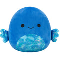 Squishmallows 8-Inch Kobester Blue Betta Fish Plush - Official Jazwares