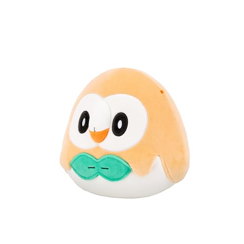 Squishmallows 8-Inch Rowlet Pokémon Plush – Ultrasoft Official Jazwares Collectible