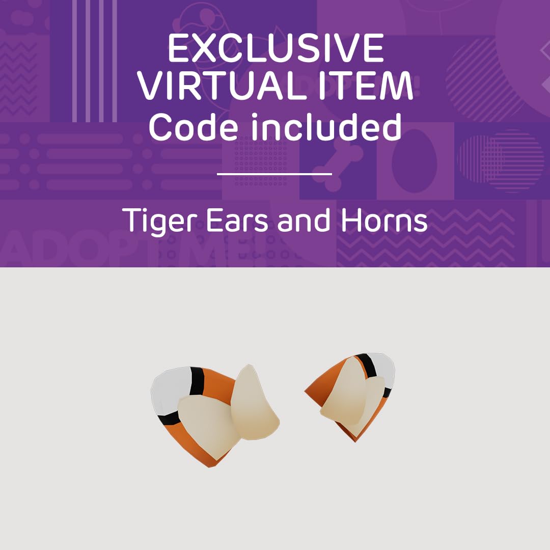 Squishmallows Adopt Me! Winged Tiger Plush - 8-Inch Ultrasoft Stuffed Animal with Virtual Code