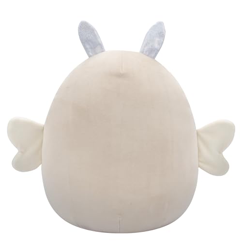 Squishmallows Berit the Moth – 12-Inch Cream Plush with Paisley Wings, Official Jazwares