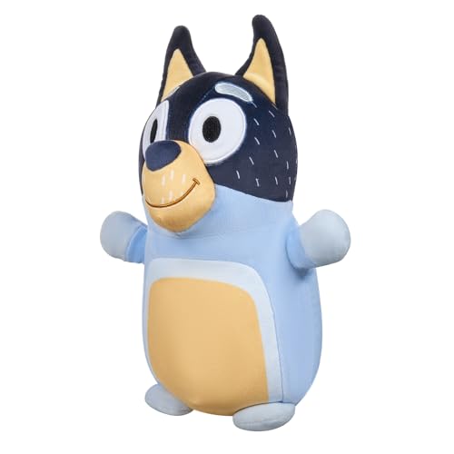Squishmallows Bluey 10-Inch Bandit HugMee Plush – Medium Ultrasoft Official Jazwares