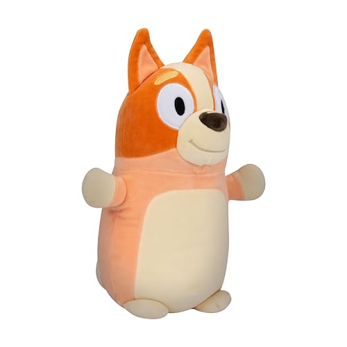Squishmallows Bluey Bingo HugMees 10-Inch Plush – Official Jazwares Soft Toy with Extended Arms