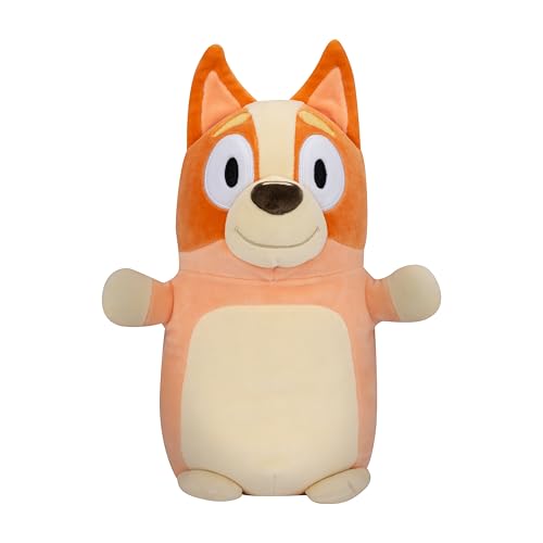 Squishmallows Bluey Bingo HugMees 10-Inch Plush – Official Jazwares Soft Toy with Extended Arms
