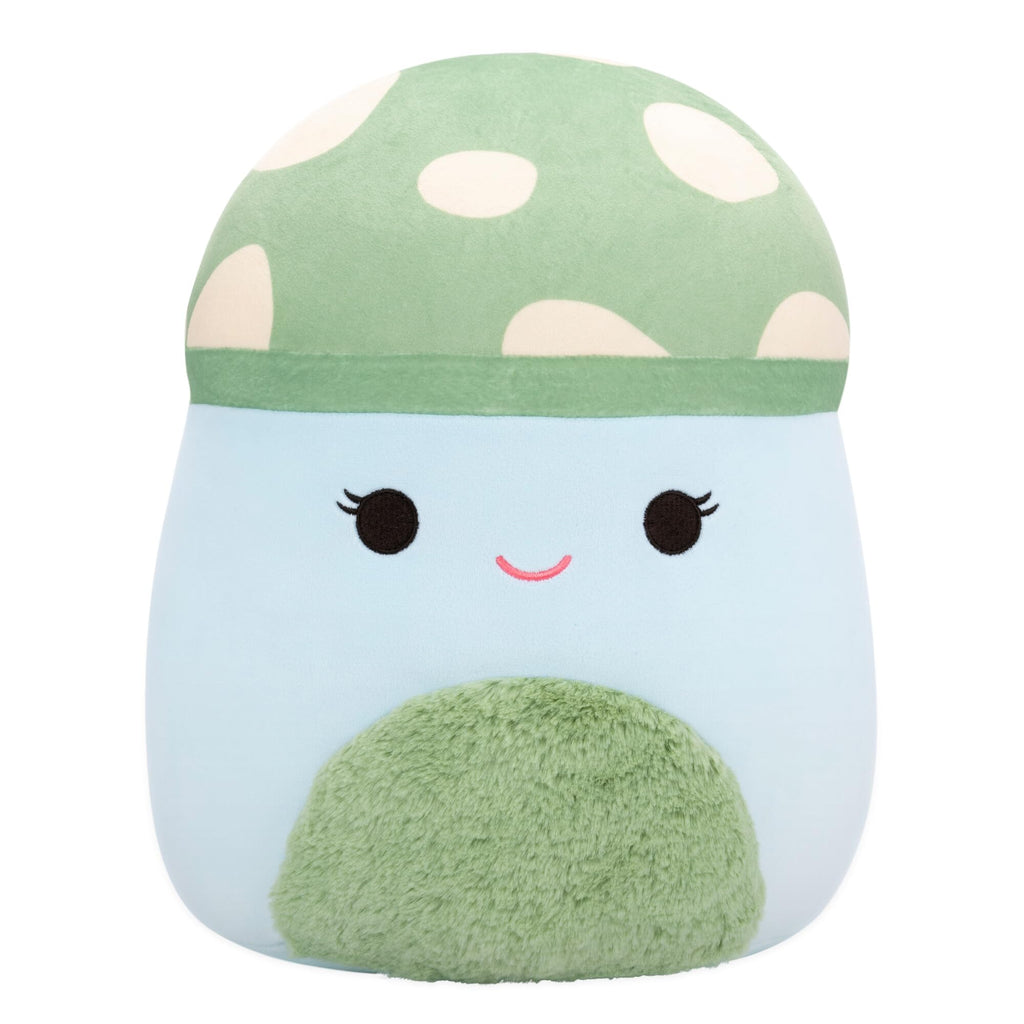 Squishmallows Bo Lynn Teal Spotted Mushroom 12-Inch Plush - Official Jazwares