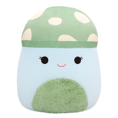 Squishmallows Bo Lynn Teal Spotted Mushroom 12-Inch Plush - Official Jazwares