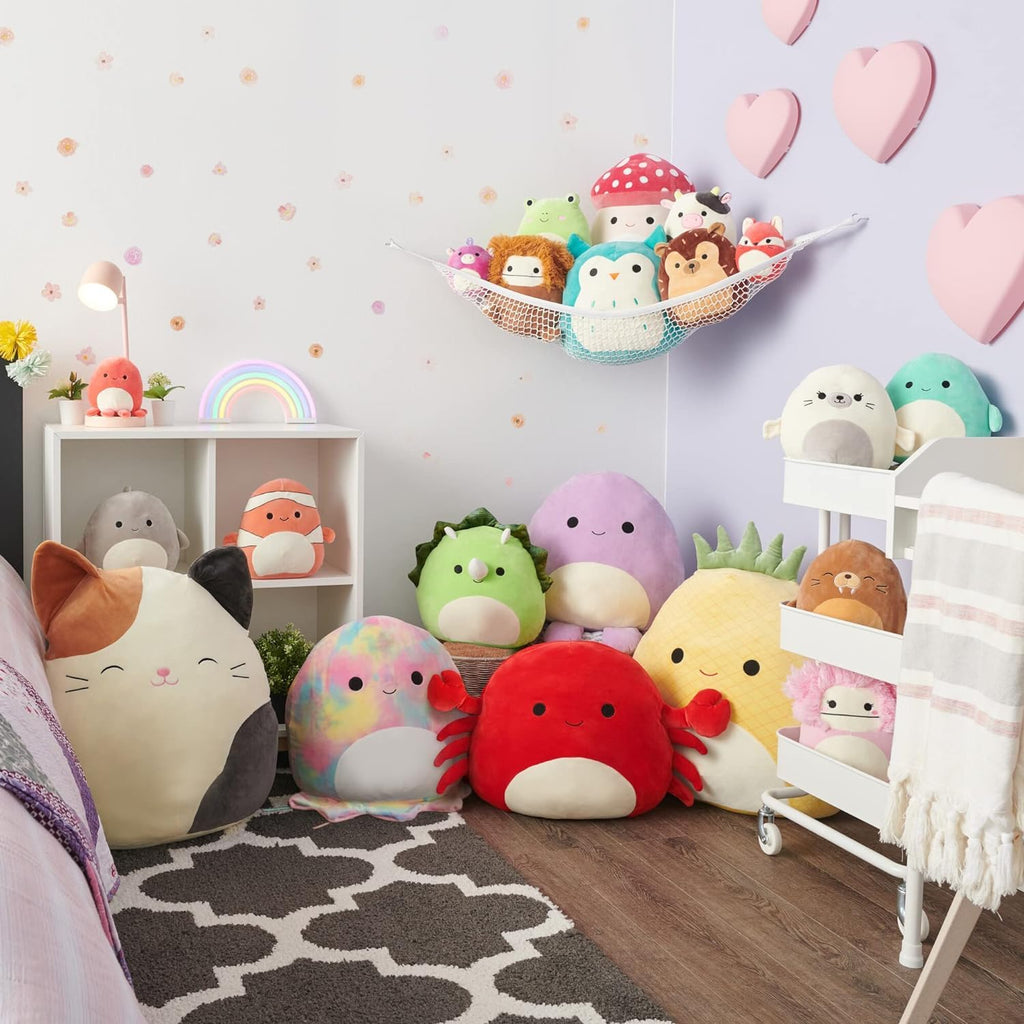 Squishmallows Celie 14-Inch Teal and Black Grasshopper Plush with Bow – Official Jazwares Soft Toy