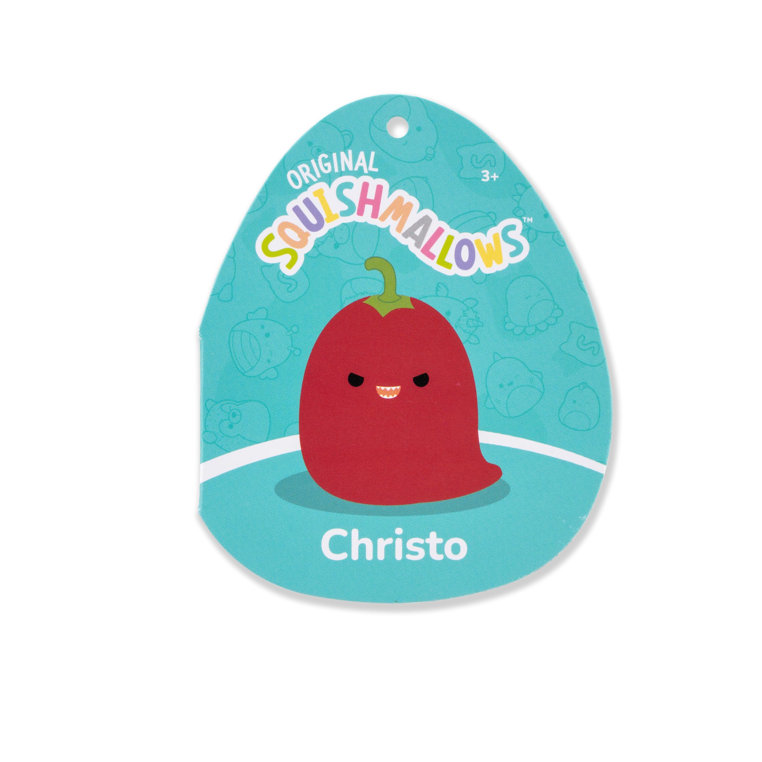 Squishmallows Christo the Red Chili Pepper 12-Inch Plush - Official Jazwares