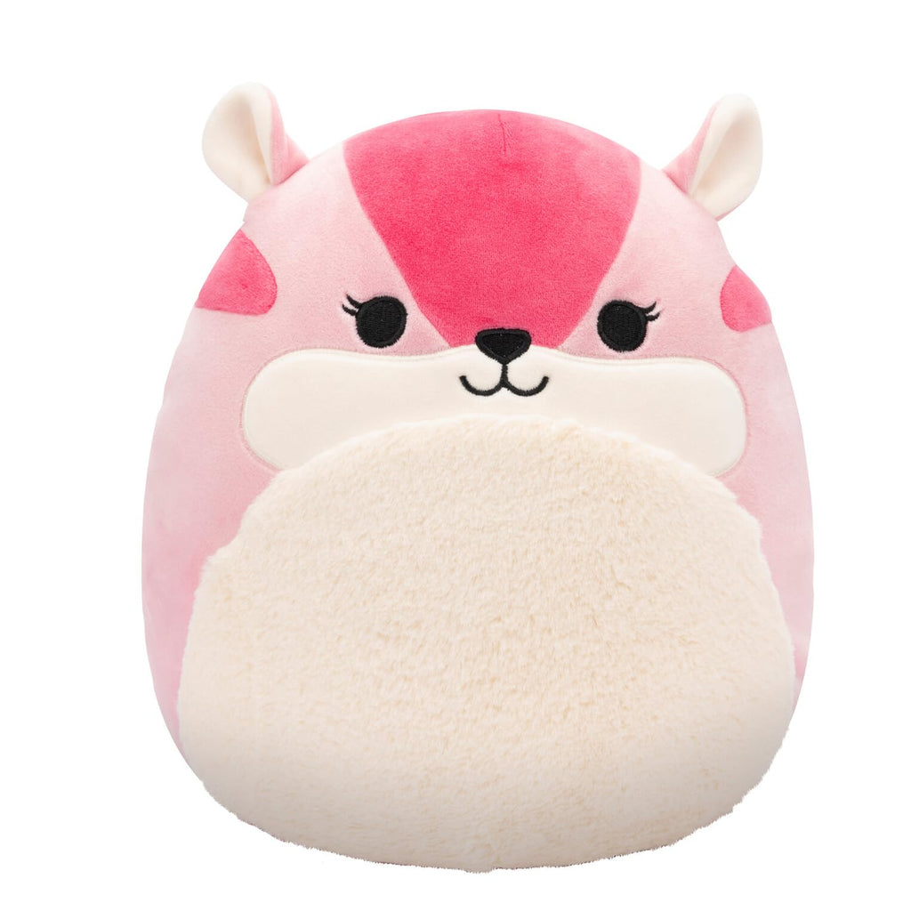 Squishmallows Dianalee 12-Inch Pink Chipmunk Plush - Official Jazwares Soft Toy