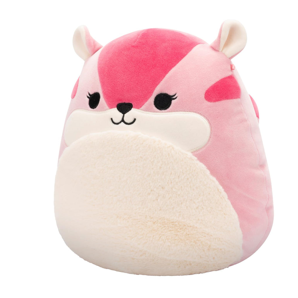 Squishmallows Dianalee 12-Inch Pink Chipmunk Plush - Official Jazwares Soft Toy
