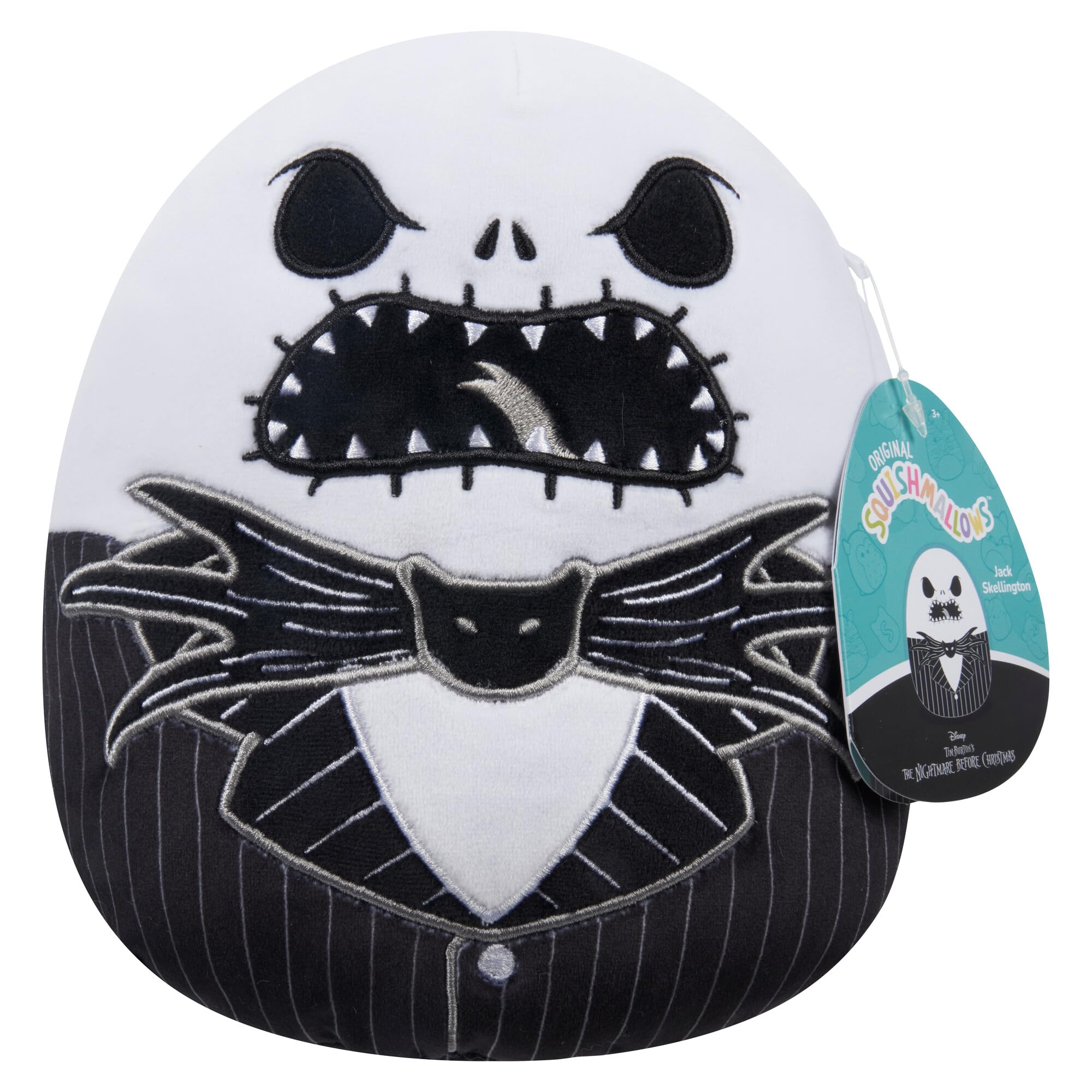 Squishmallows Disney Jack Skellington 8-Inch Plush - Ultra Soft Official Collectible