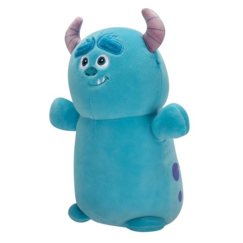 Squishmallows Disney Pixar Sulley HugMees 10-Inch Plush – Ultrasoft Medium-Sized Huggable Toy