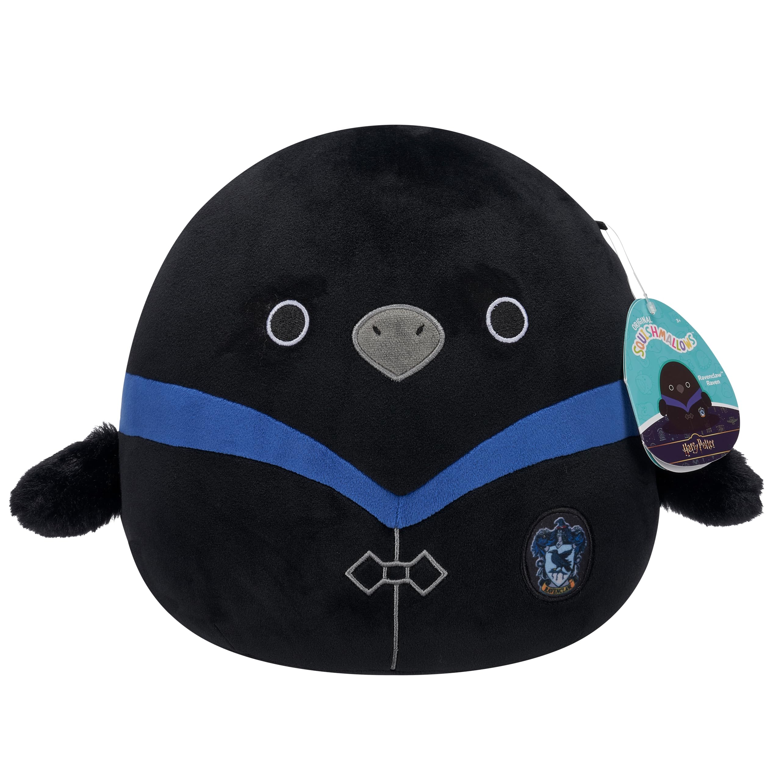 Squishmallows Harry Potter 10in Ravenclaw Raven Plush in Hogwarts Robe – Officially Licensed Ultrasoft Toy