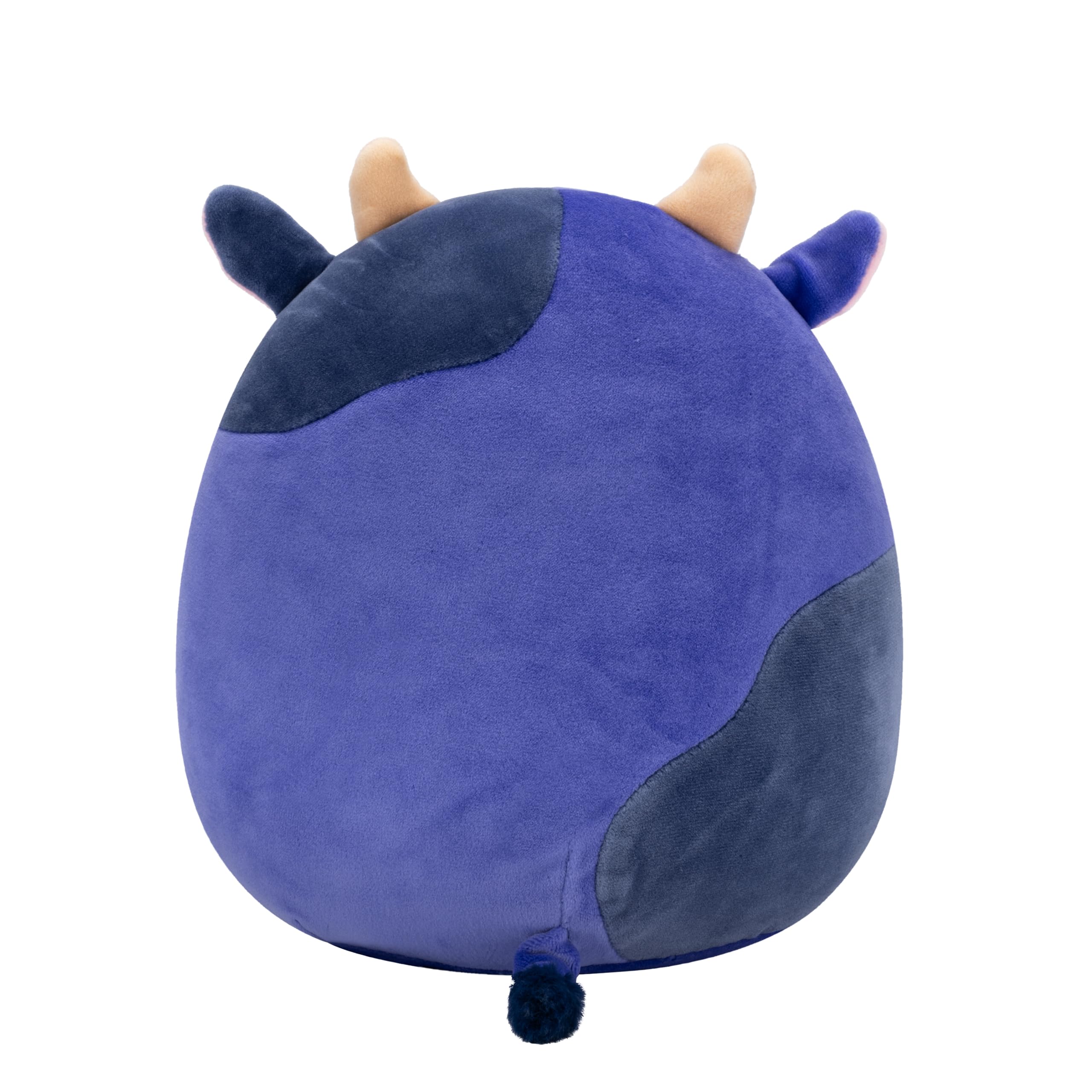 Squishmallows Ingred 8-Inch Purple Spotted Cow Plush - Official Jazwares