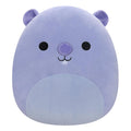Squishmallows Javari 12-Inch Lavender Groundhog Plush - Ultrasoft Official Jazwares Collectible