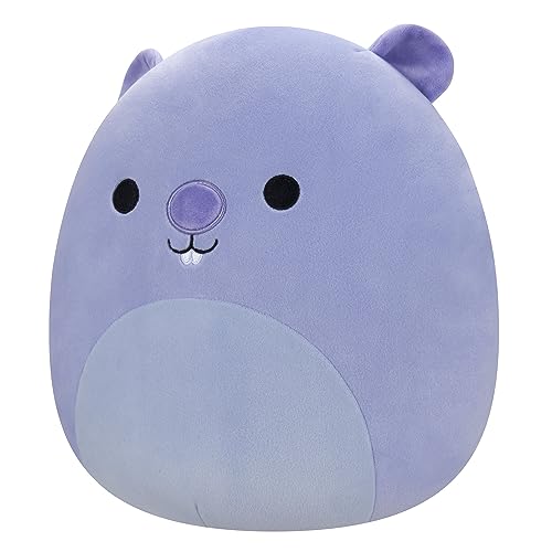 Squishmallows Javari 12-Inch Lavender Groundhog Plush - Ultrasoft Official Jazwares Collectible