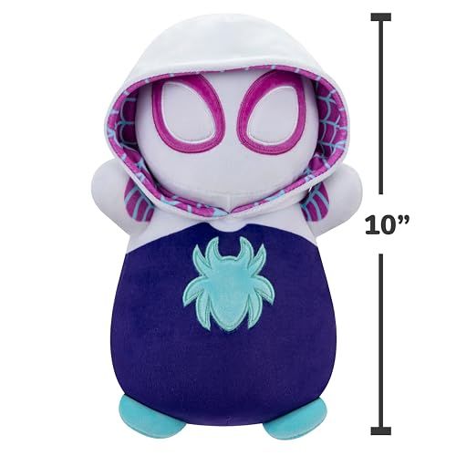 Squishmallows Marvel Ghost-Spider HugMees 10-Inch Plush - Ultrasoft Collectible