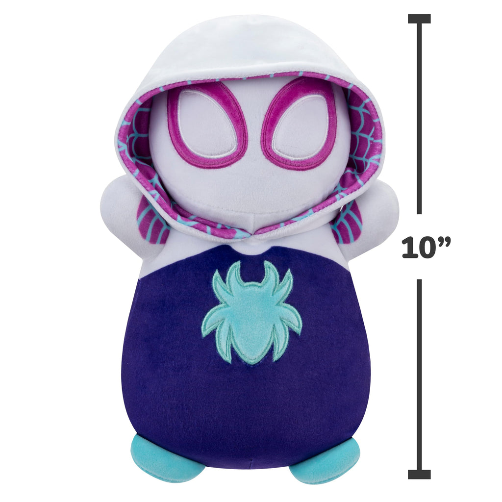 Squishmallows Marvel Ghost-Spider HugMees 10-Inch Plush - Ultrasoft Collectible