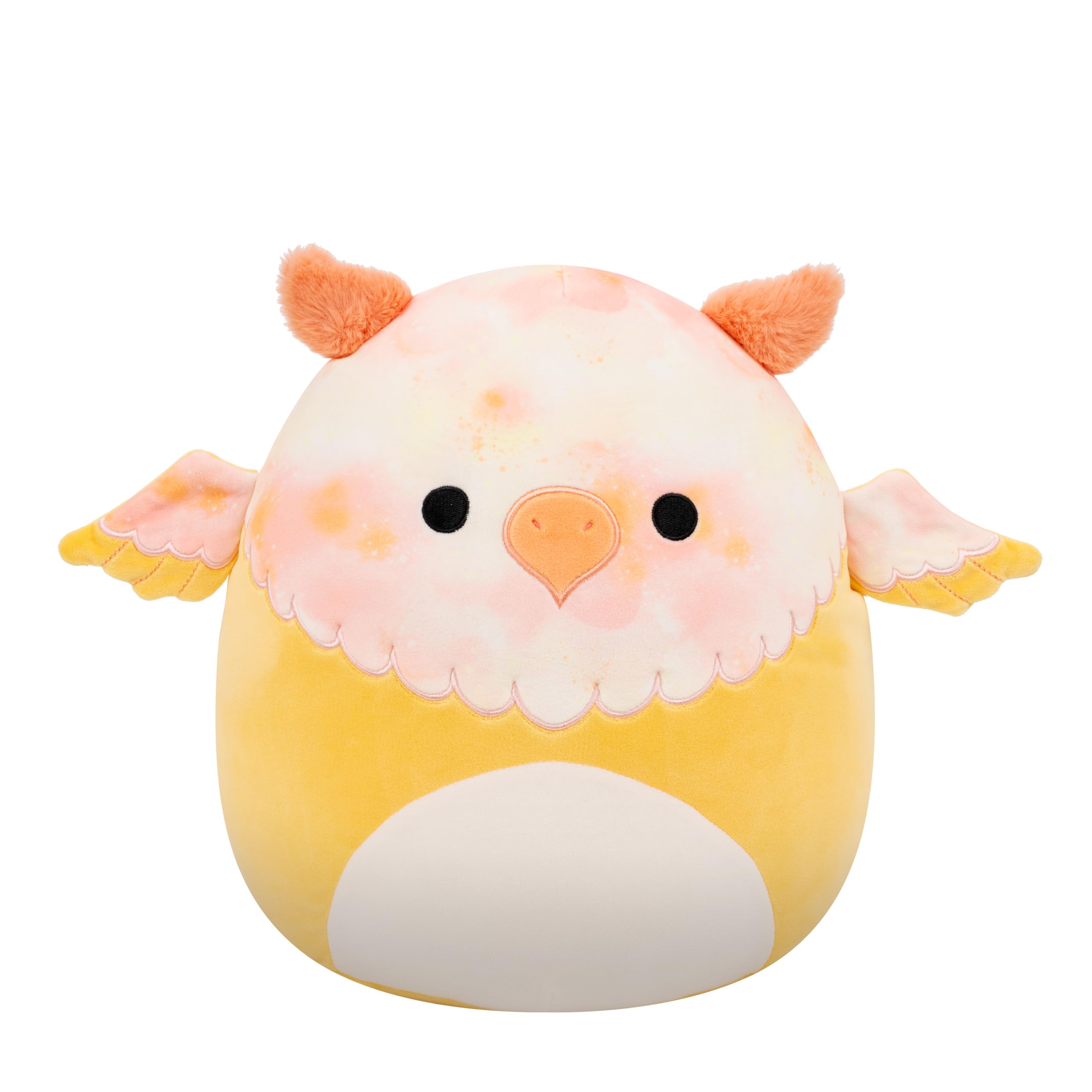 Squishmallows Mito 12-Inch Yellow Tie-Dye Griffin Plush – Official Jazwares