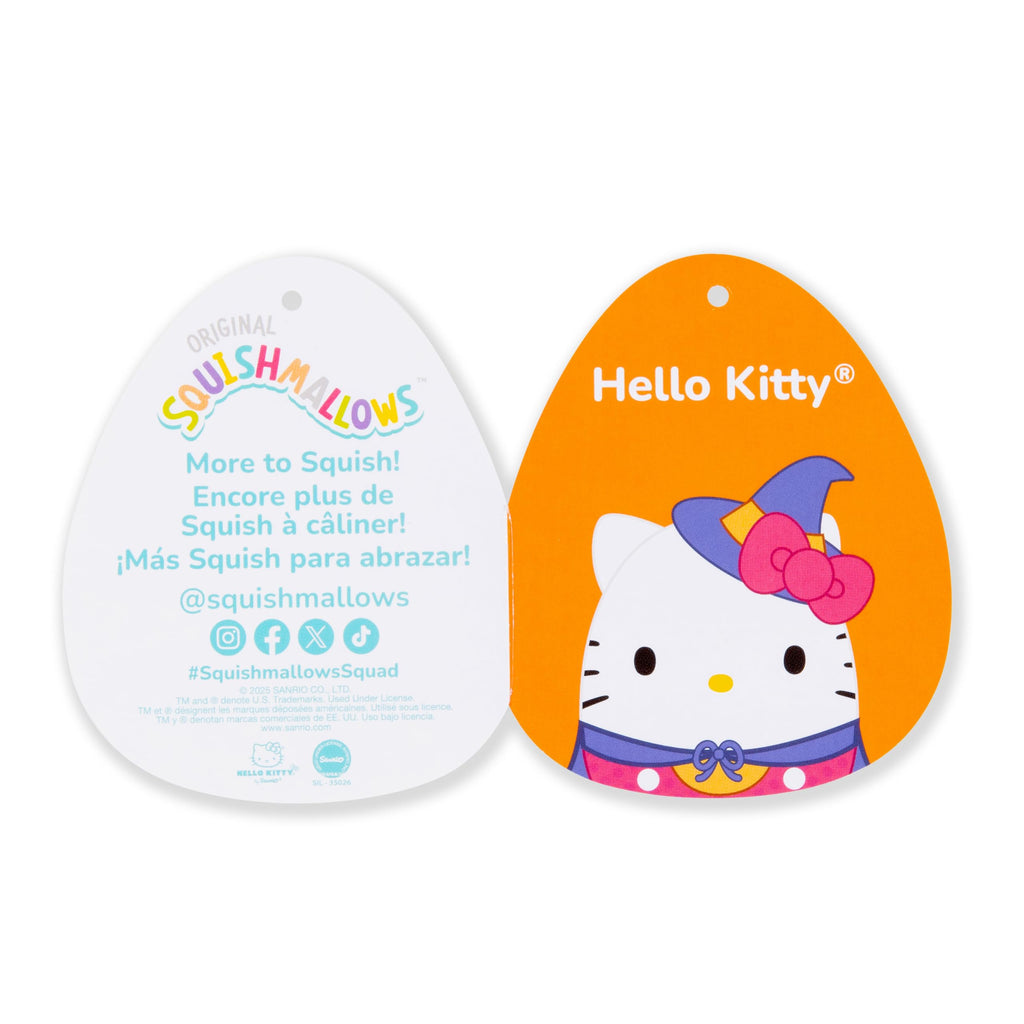 Squishmallows Official Sanrio Hello Kitty Halloween 2025 Plush – 12 Inch Medium-Sized Collectible