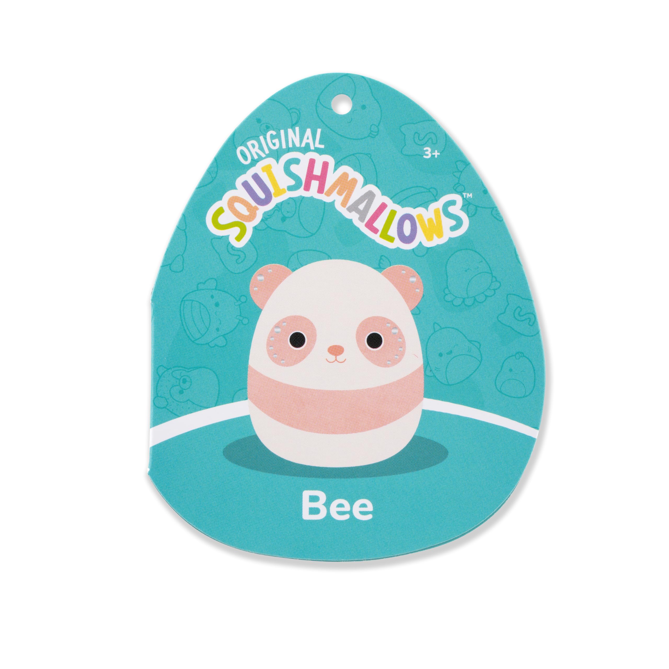 Squishmallows Original 14in Bee the Peach Velvet Panda – Official Jazwares Collectible Plush
