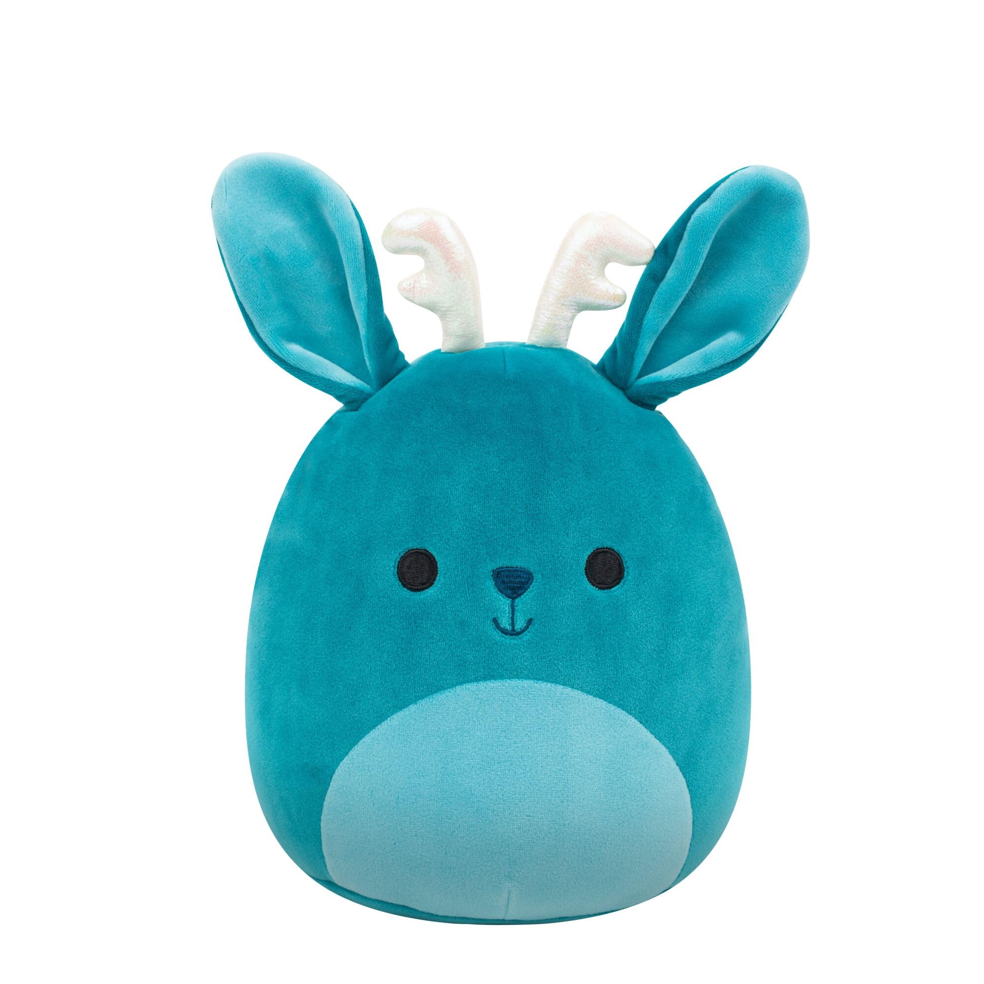 Squishmallows Original 8in Aspen Sea Green Jackalope with Iridescent Horns – Official Jazwares Plush