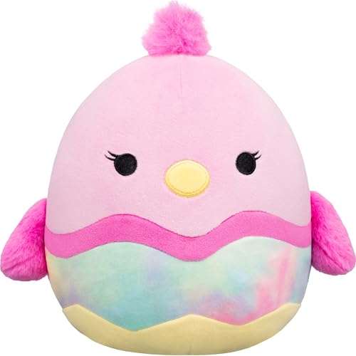 Squishmallows Original 8in Empressa the Pink Chick in Tie-Dye Egg – Official Jazwares Plush