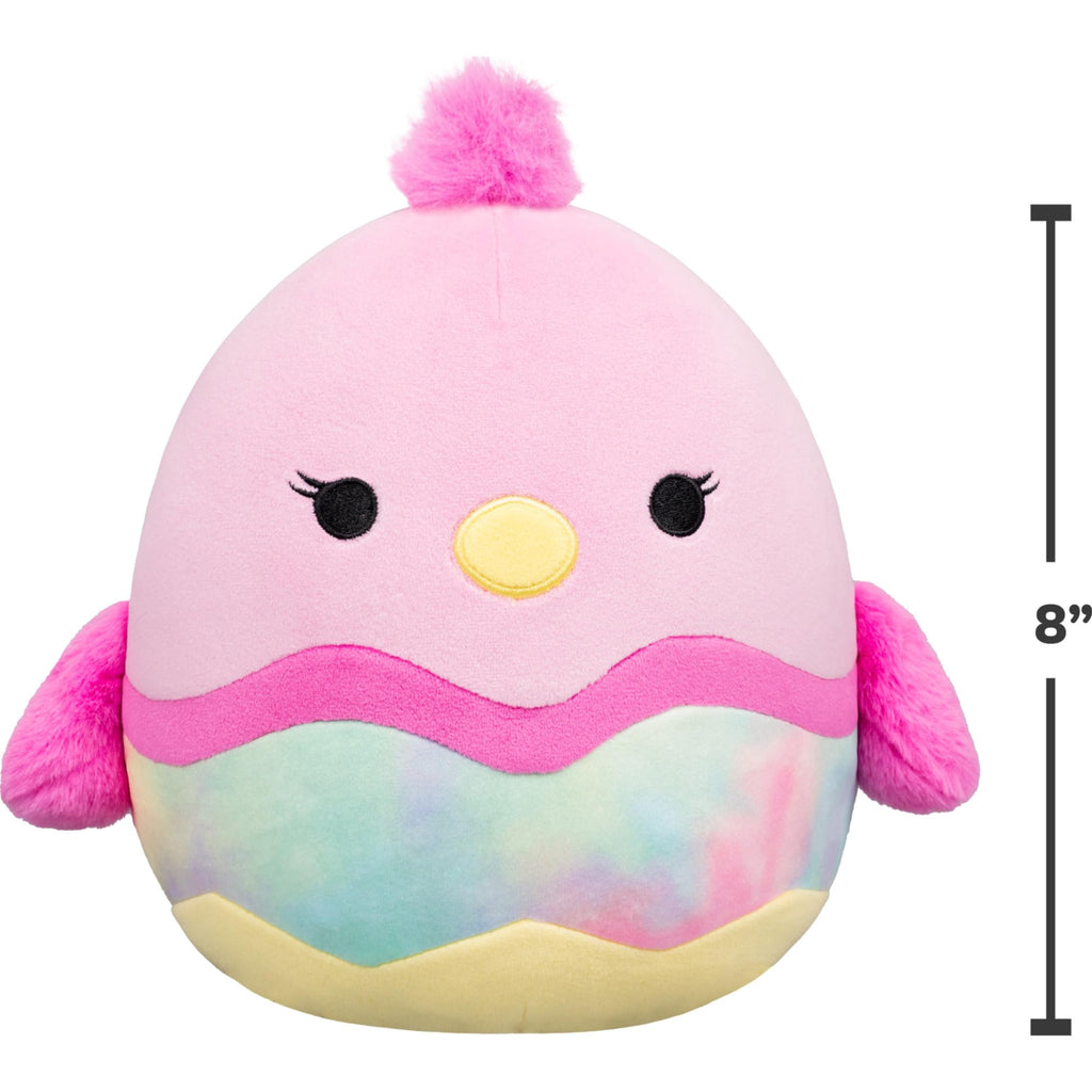 Squishmallows Original 8in Empressa the Pink Chick in Tie-Dye Egg – Official Jazwares Plush