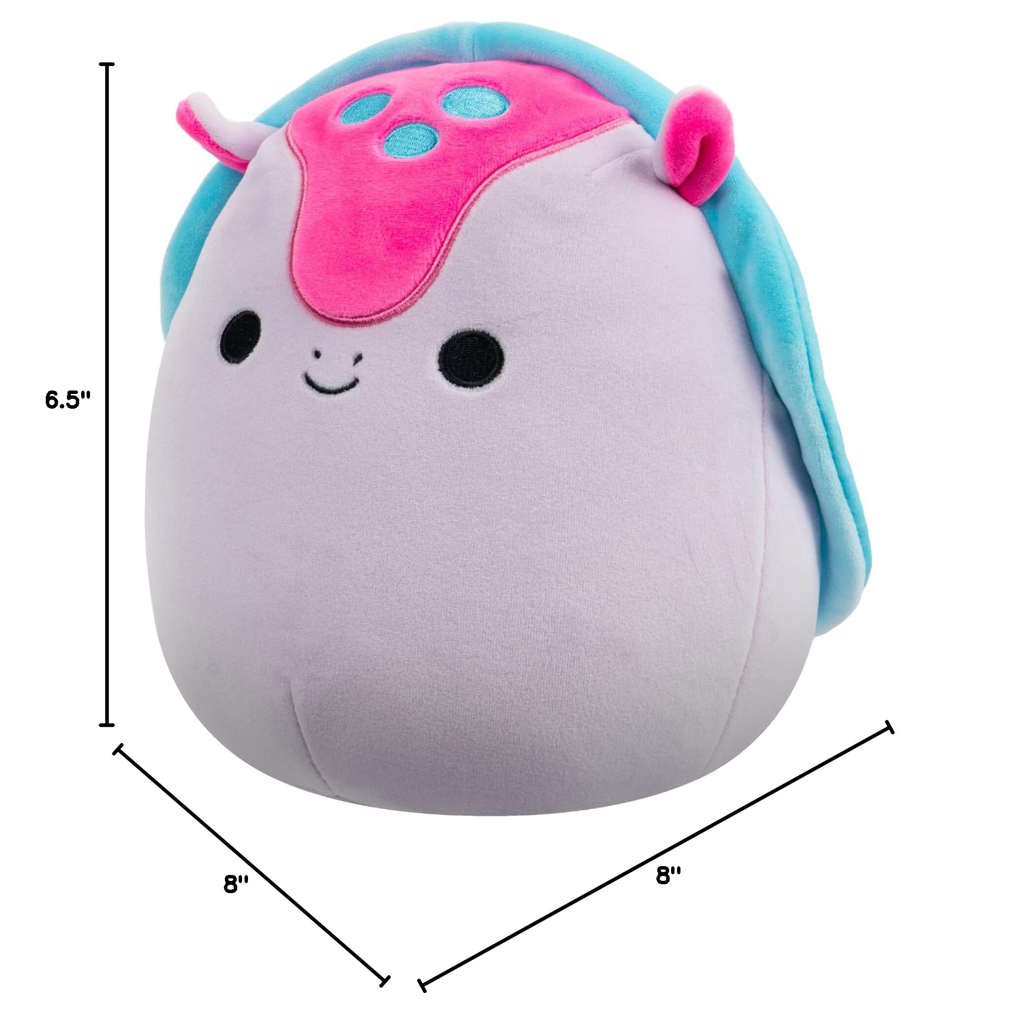 Squishmallows Original Adopt Me! 8-Inch Glyptodon Plush – Ultrasoft Collectible with Virtual Item Code
