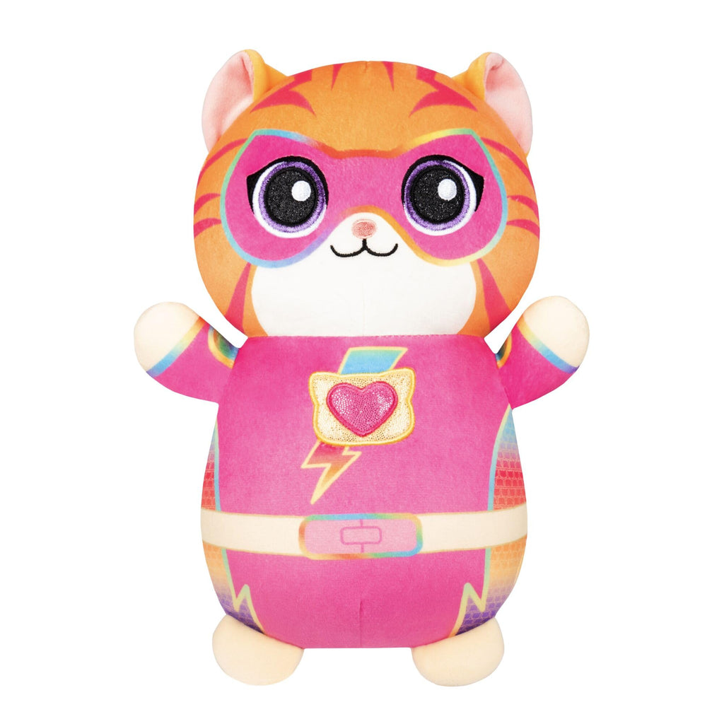 Squishmallows Original Disney SuperKitties Ginny HugMees – 10-Inch Ultrasoft Plush with Extended Arms