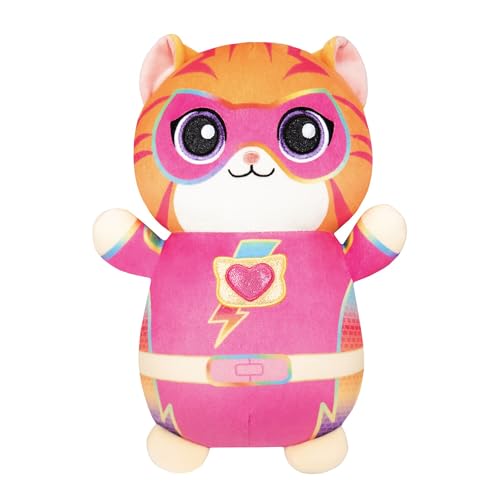Squishmallows Original Disney SuperKitties Ginny HugMees – 10-Inch Ultrasoft Plush with Extended Arms