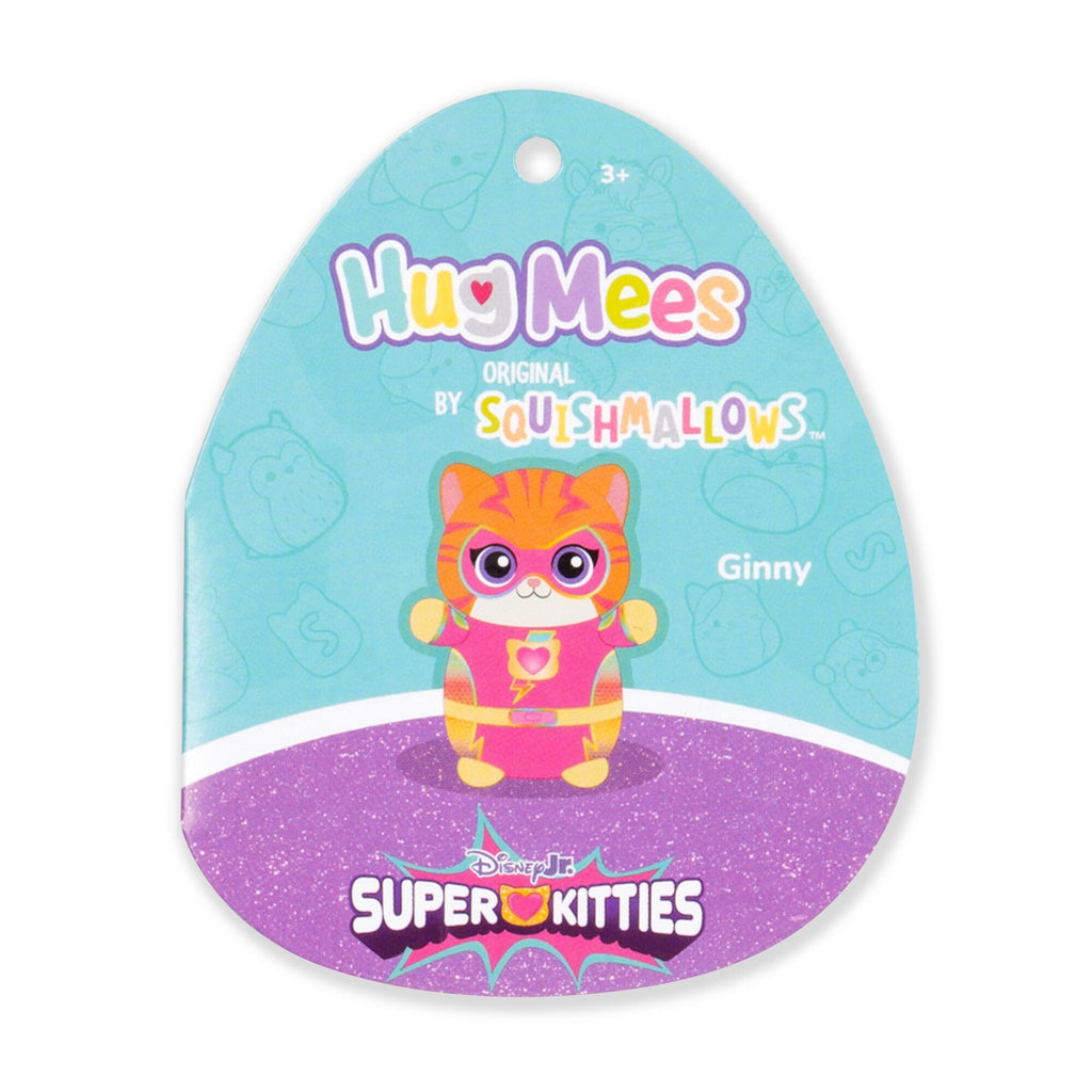Squishmallows Original Disney SuperKitties Ginny HugMees – 10-Inch Ultrasoft Plush with Extended Arms