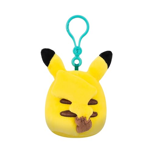 Squishmallows Original Pokémon Pikachu Clip-On Plush – Ultrasoft Official Jazwares Toy