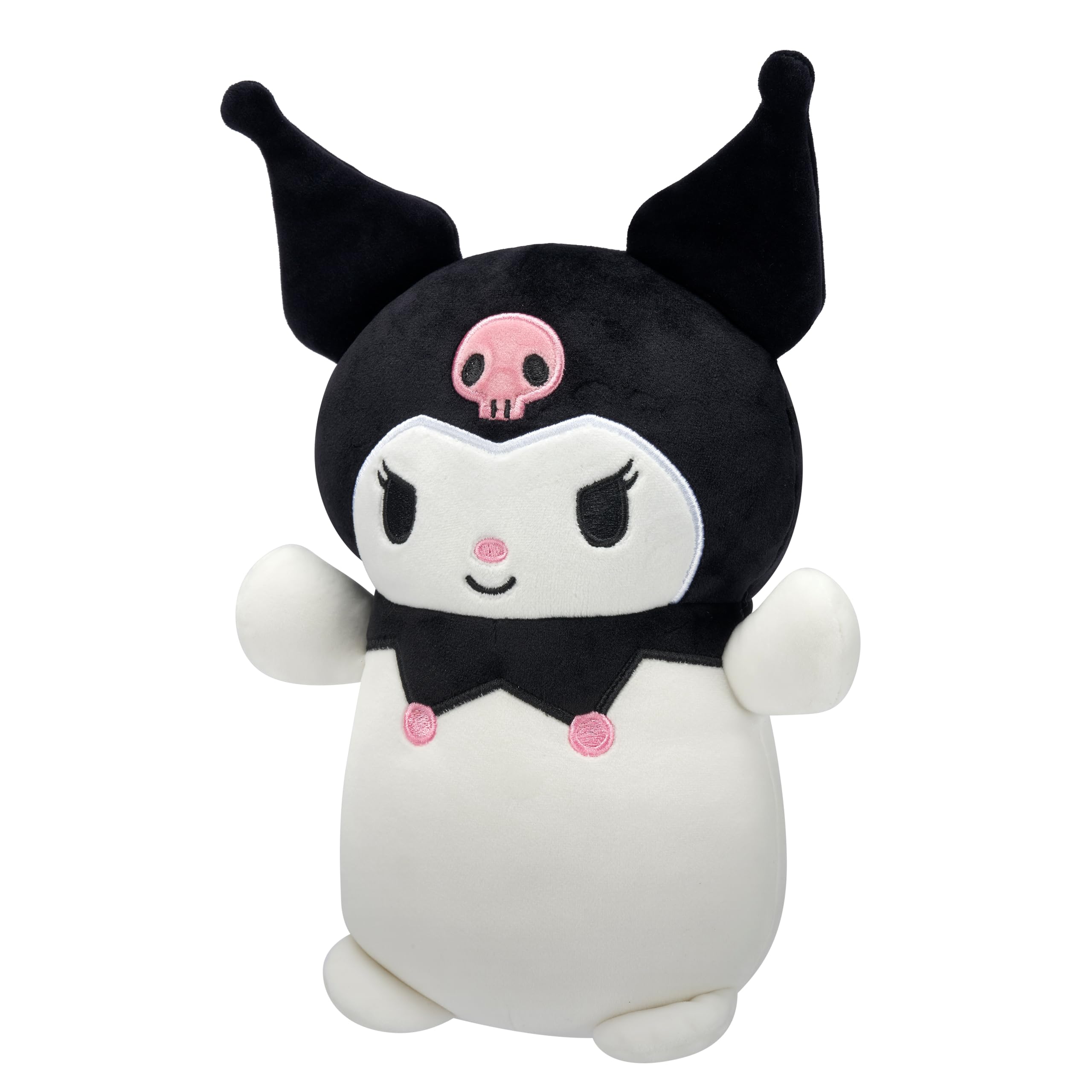 Squishmallows Original Sanrio 10-Inch Kuromi HugMees – Extra-Huggable Plush with Extended Arms