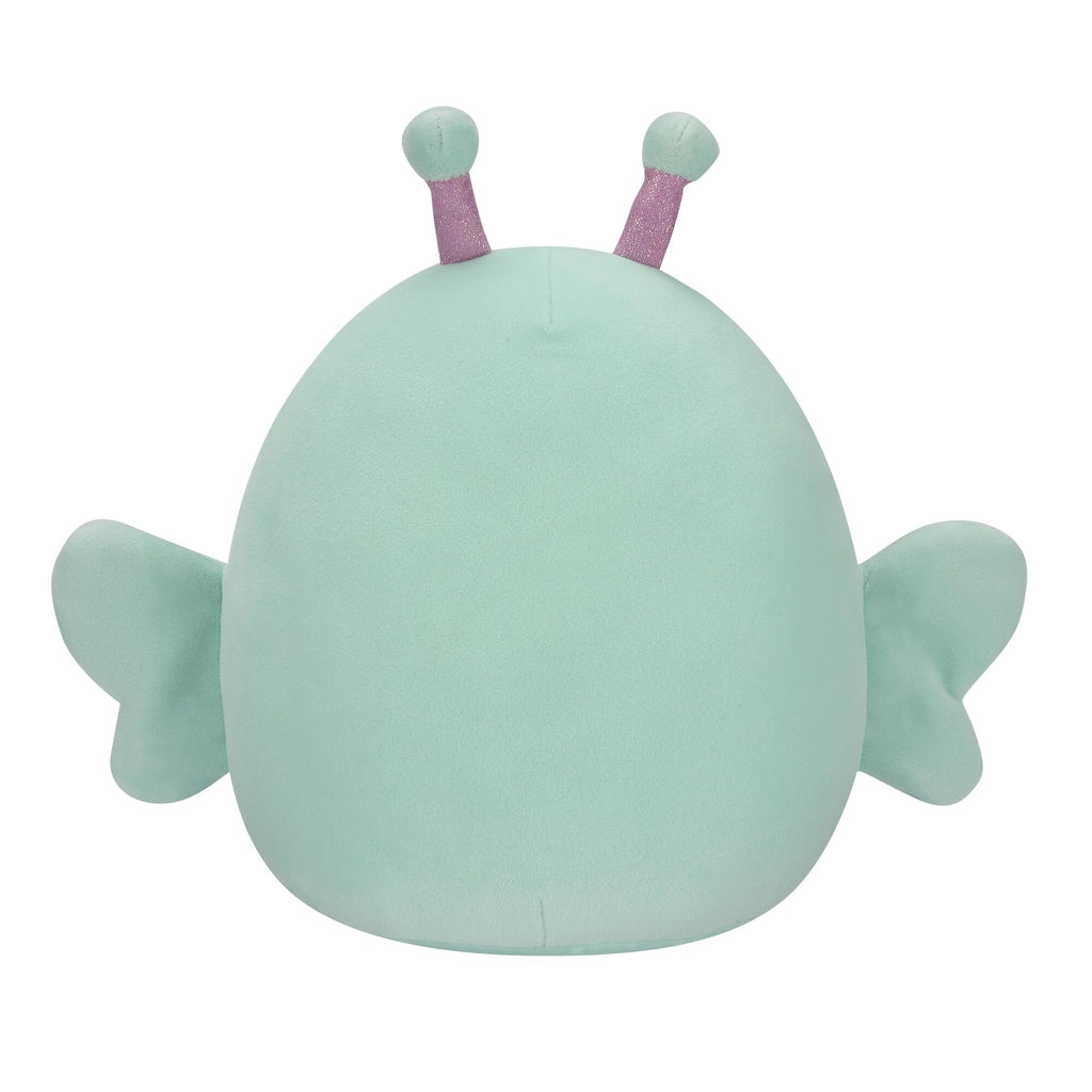 Squishmallows Reina 8-Inch Green Butterfly with Flower Crown Plush - Official Jazwares