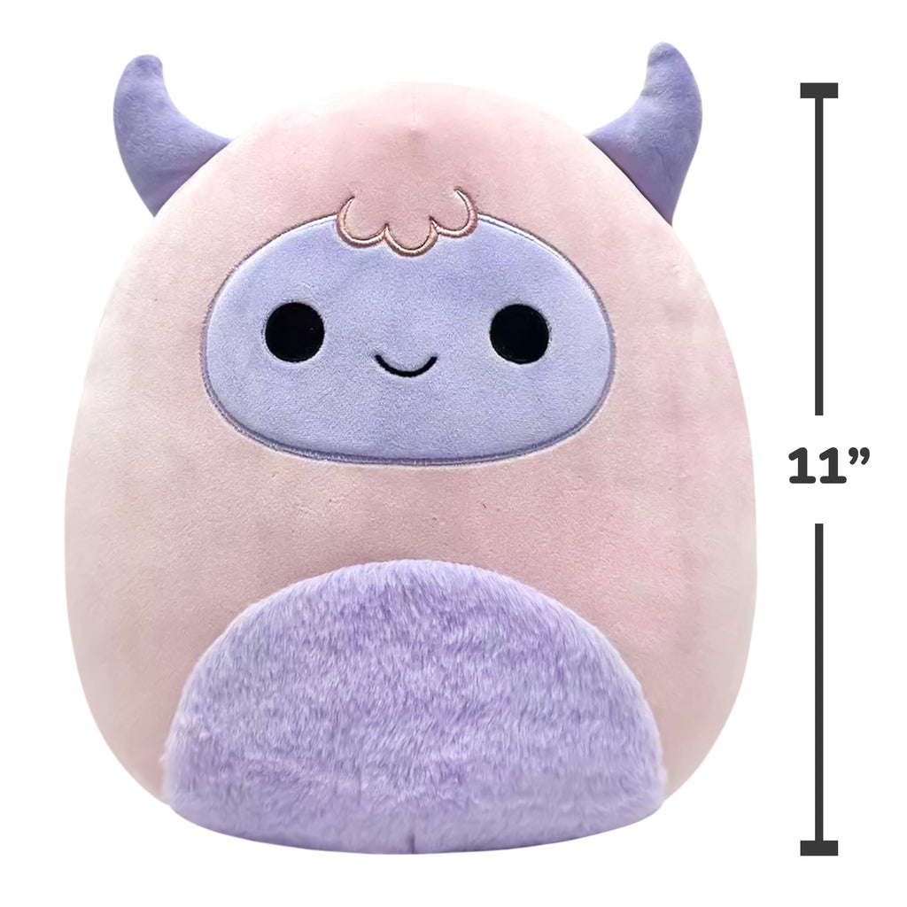 Squishmallows Ronalda 11-Inch Pink & Purple Yeti Plush - Ultrasoft Collectible Stuffed Animal