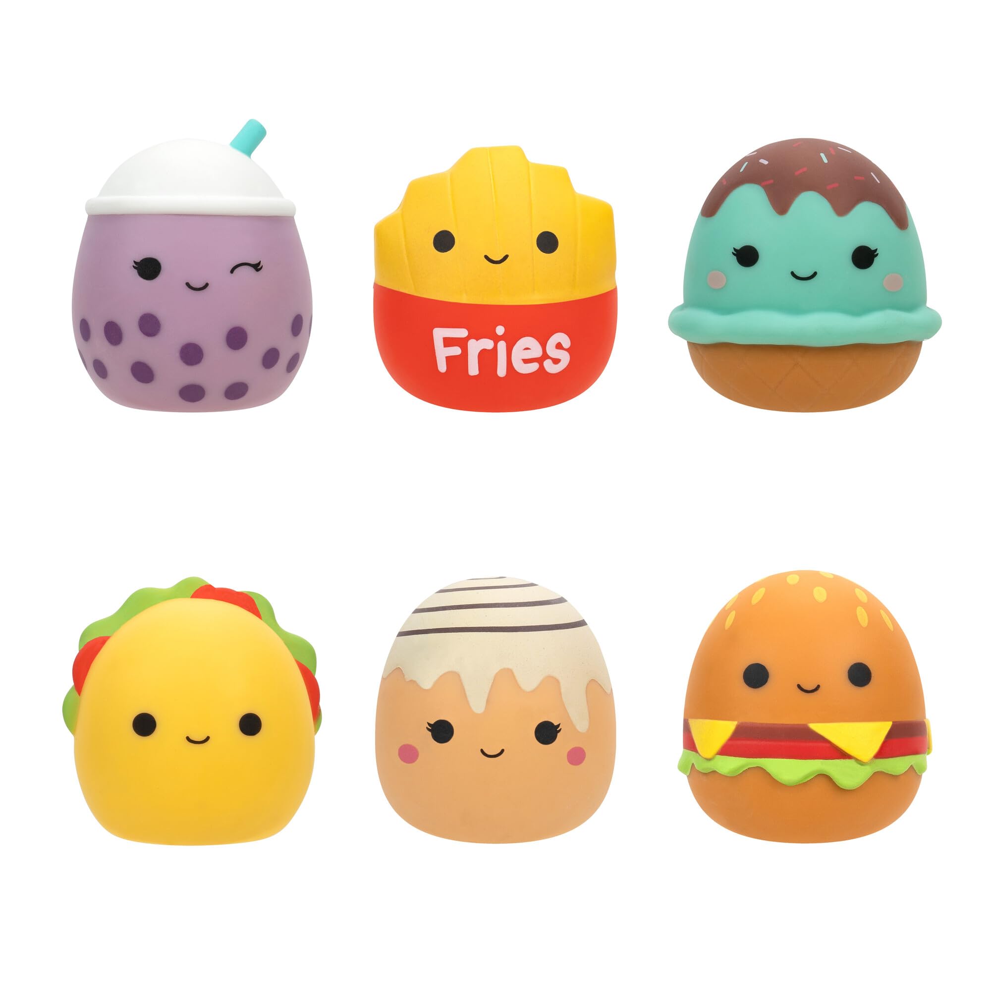 Squishmallows Squooshems Food Series Blind Bag – Collectible Mini Squishy Toy, 2-Inch, Official Kellytoy, Mystery Styles (Duplicates Possible)