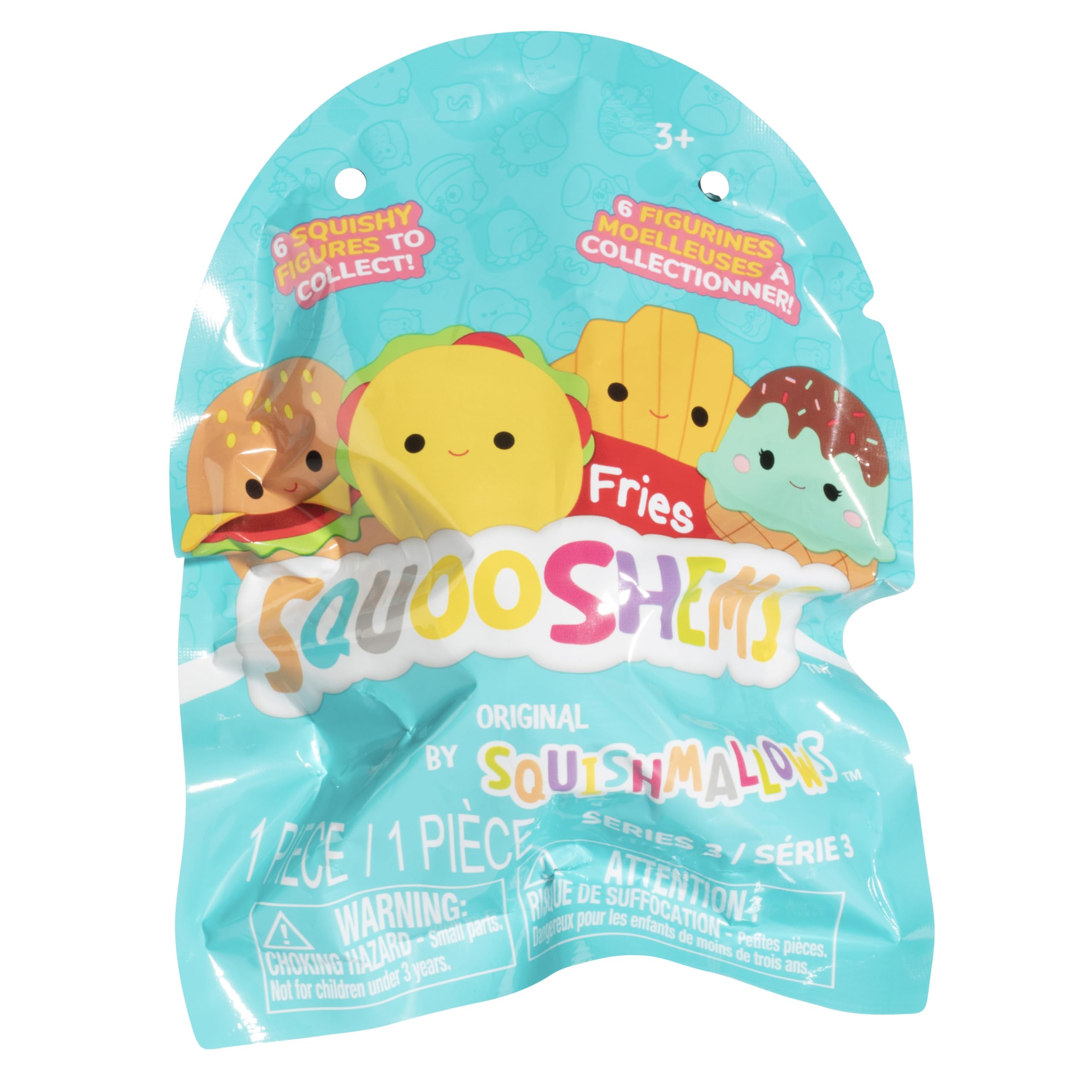 Squishmallows Squooshems Food Series Blind Bag – Collectible Mini Squishy Toy, 2-Inch, Official Kellytoy, Mystery Styles (Duplicates Possible)