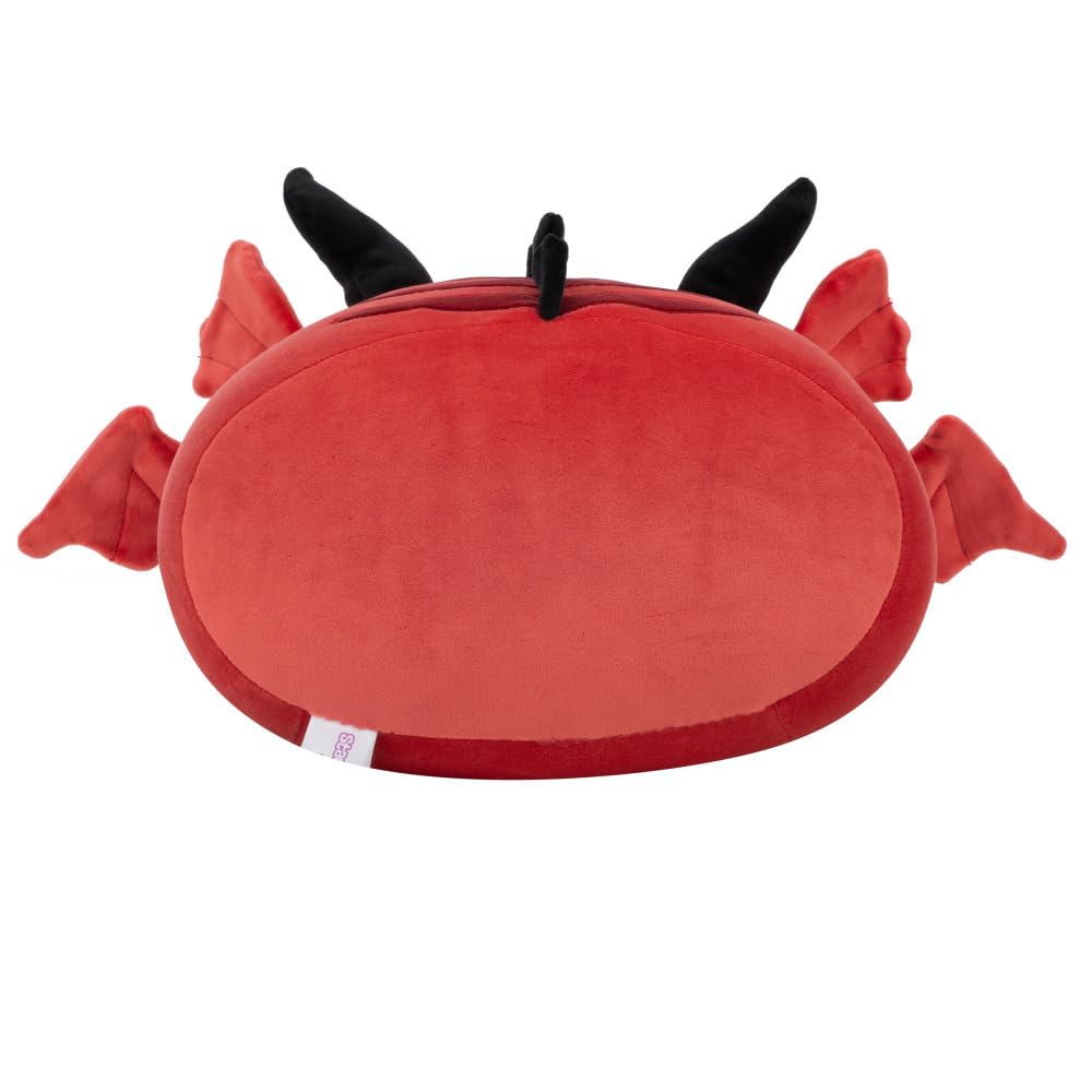 Squishmallows Stackables 12-Inch Salami the Red Dragon Plush with Sparkle Belly – Official Jazwares