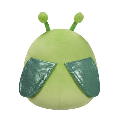 Squishmallows Trenton 12-Inch Green Praying Mantis Plush with Sparkle Wings