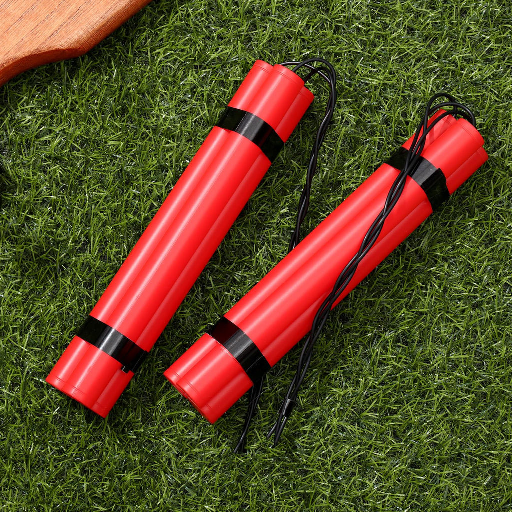 Sratte 12-Pack Fake Dynamite Sticks – Red TNT Props for Pranks, Costumes & Film