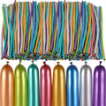 Sratte 200 Pack Metallic 260Q Long Balloons for Twisting Animal Shapes - Party Decorations