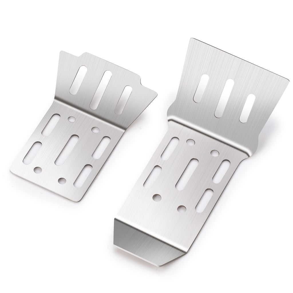 Stainless Steel Chassis Armor Guard Plate for 1/18 Arrma Granite Grom - Front and Rear Skid Plate by LSG