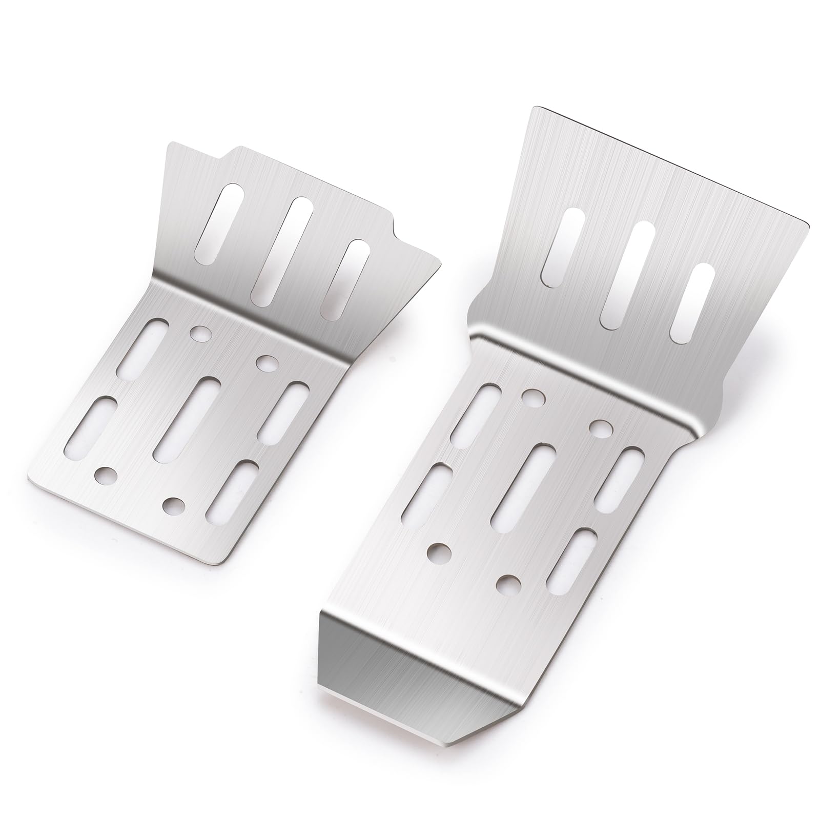 Stainless Steel Chassis Armor Guard Plate for 1/18 Arrma Granite Grom - Front and Rear Skid Plate by LSG