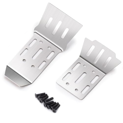 Stainless Steel Chassis Armor Guard Plate for 1/18 Arrma Granite Grom - Front and Rear Skid Plate by LSG