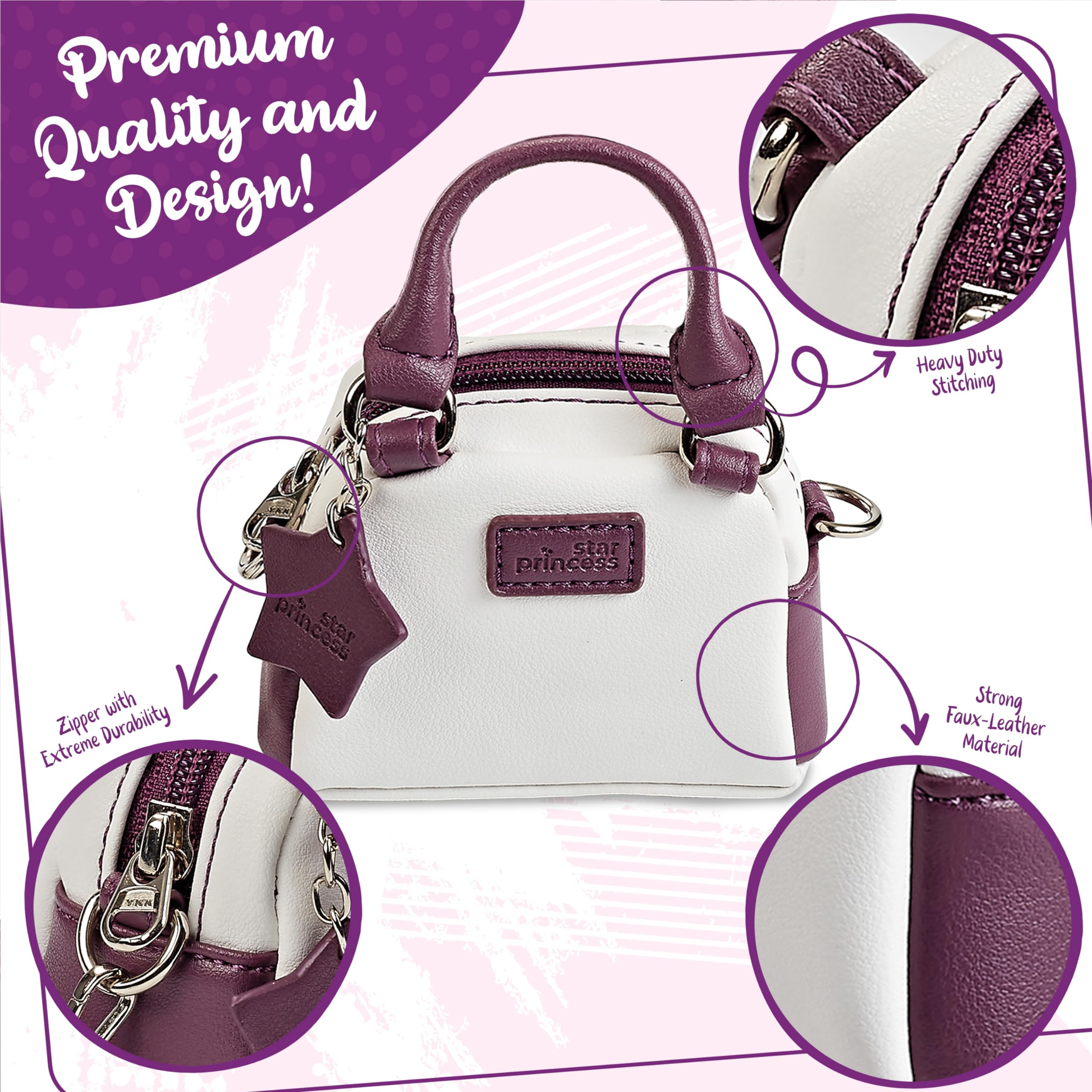 Star Princess Doll Purse and Sunglasses Set for 18-Inch Dolls